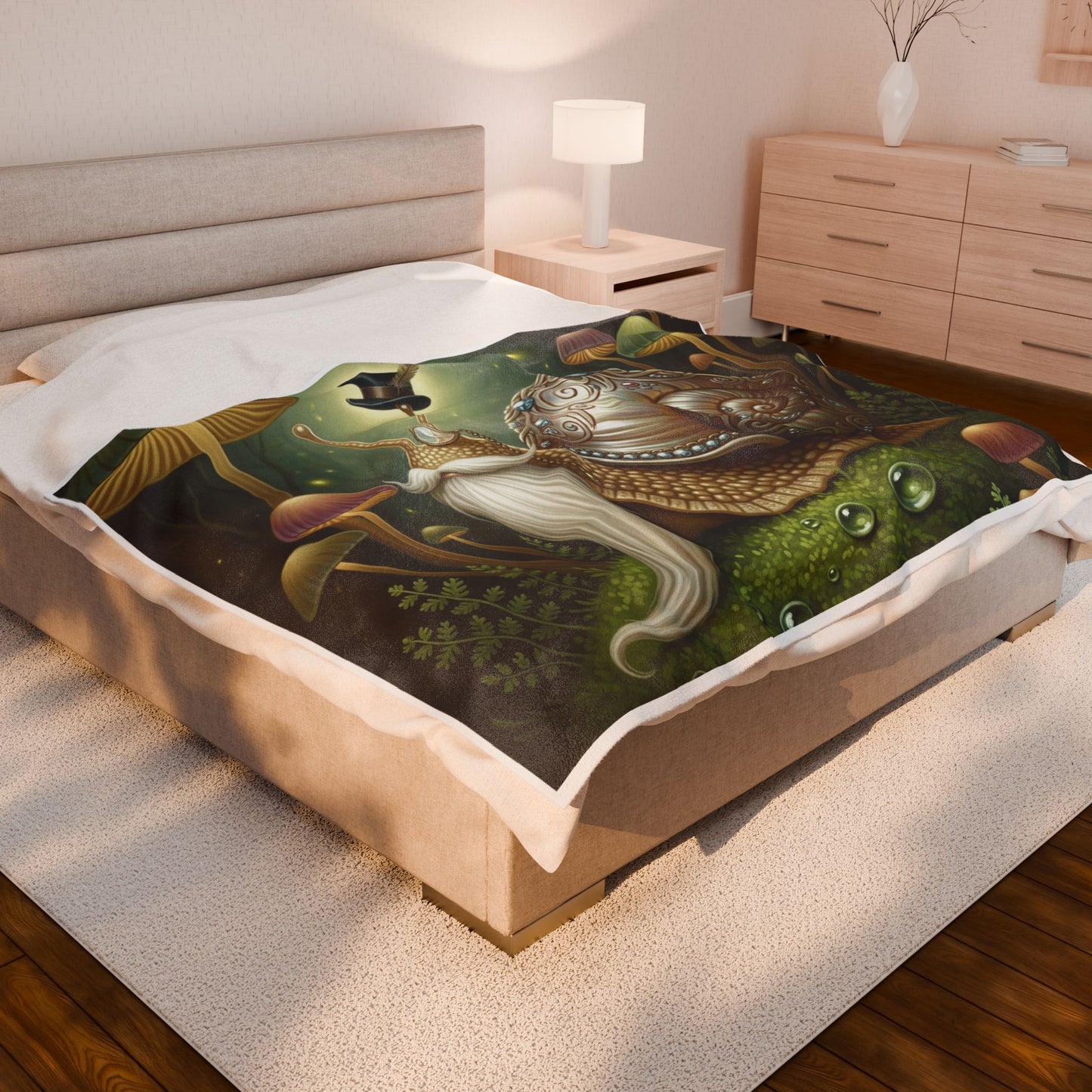 Blanket Throw Wise Snail Plush