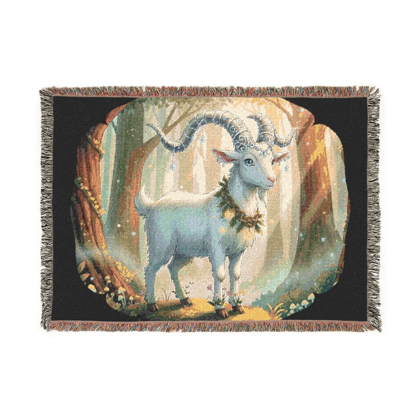 Blanket Graphic Cover FARM GOAT Comfort Shirt Gift for Teen Holiday Gift for Christmas Fantasy Geek Mythical Cottage core Vintage |