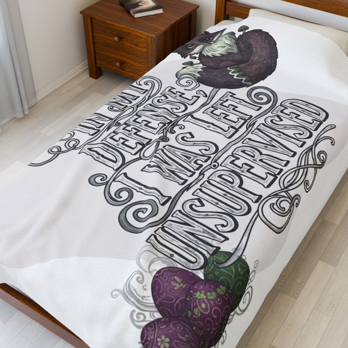 Blanket Throw In my defense... Plush