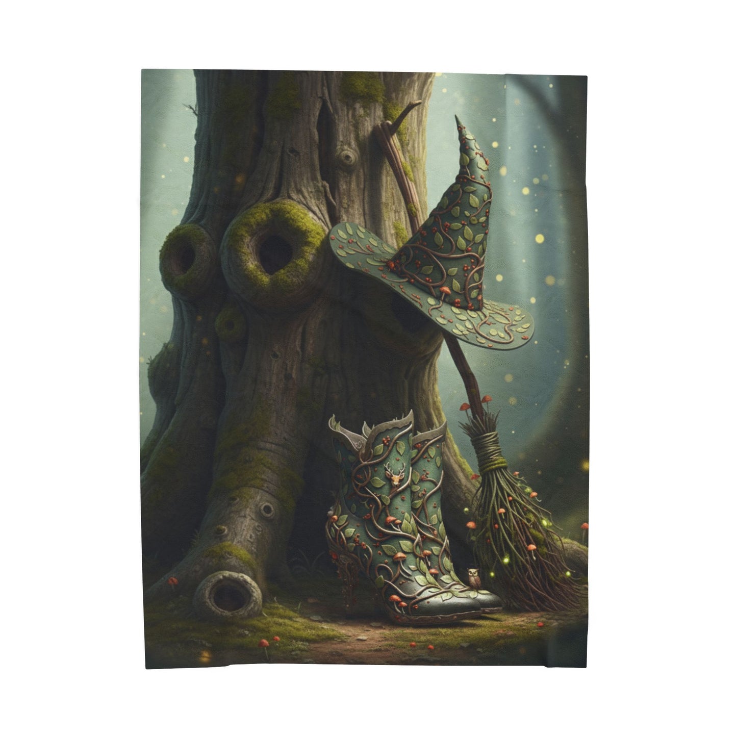 Blanket Throw Witch's Tree Plush