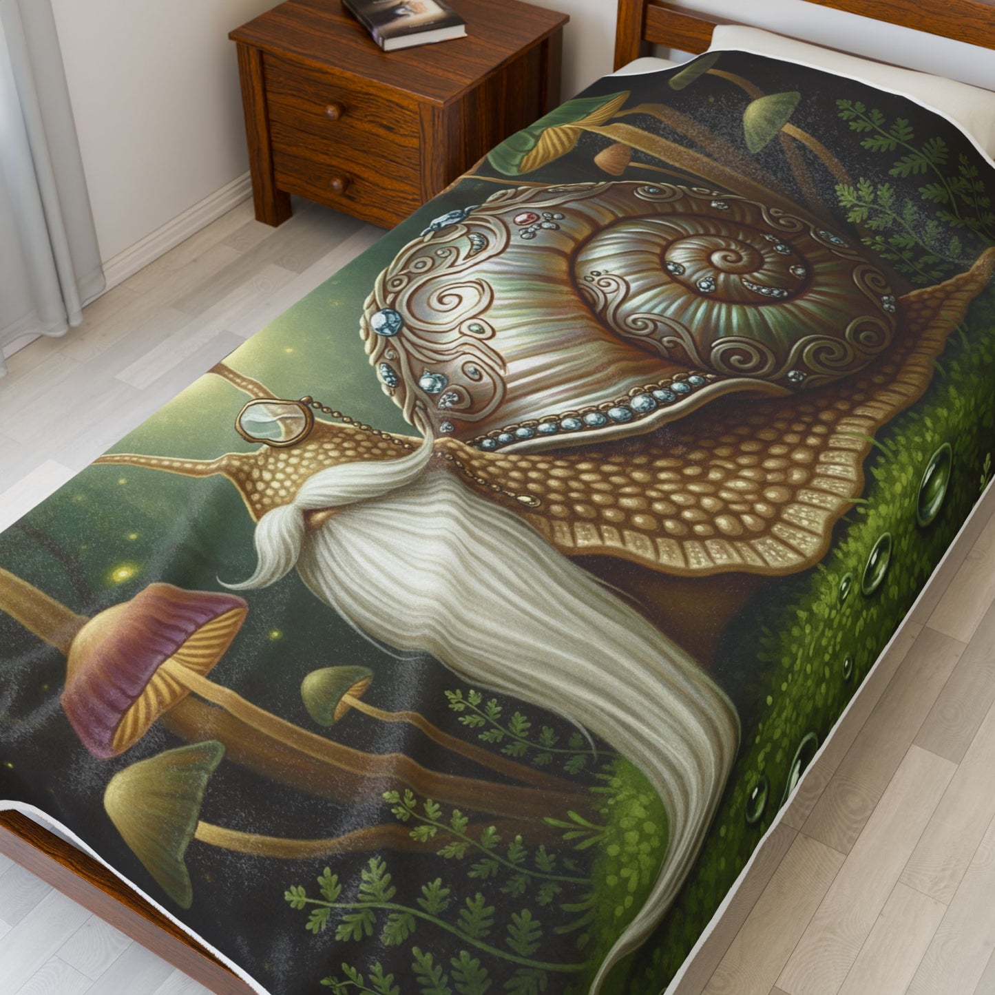 Blanket Throw Wise Snail Plush