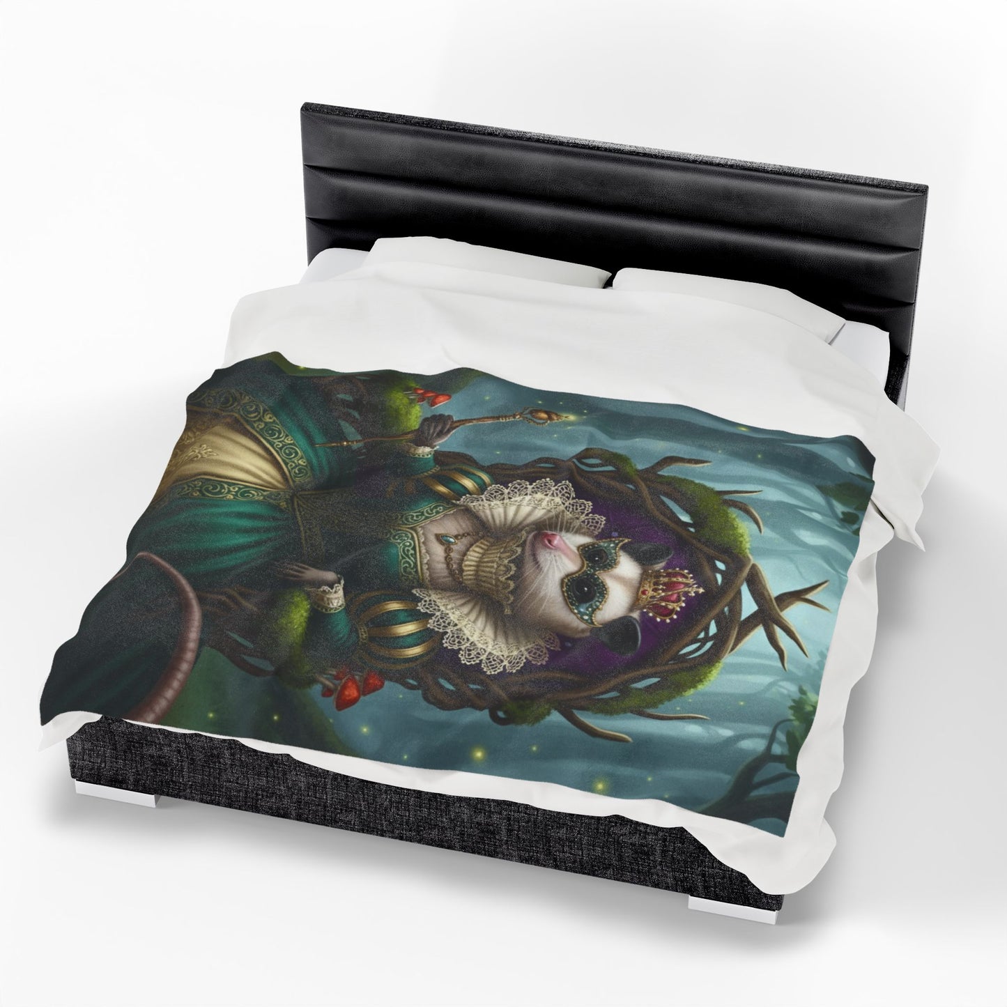 Blanket Throw Opossum Queen Plush