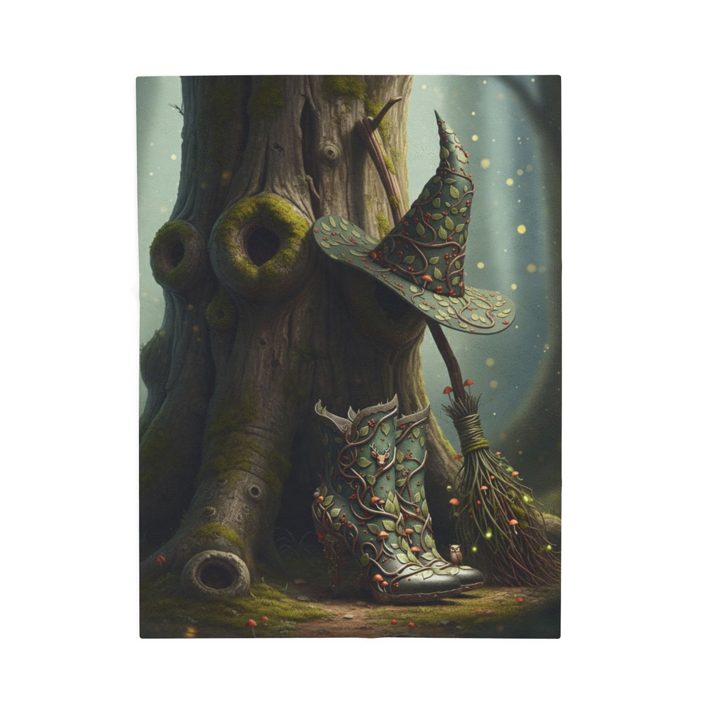Blanket Throw Witch's Tree Plush