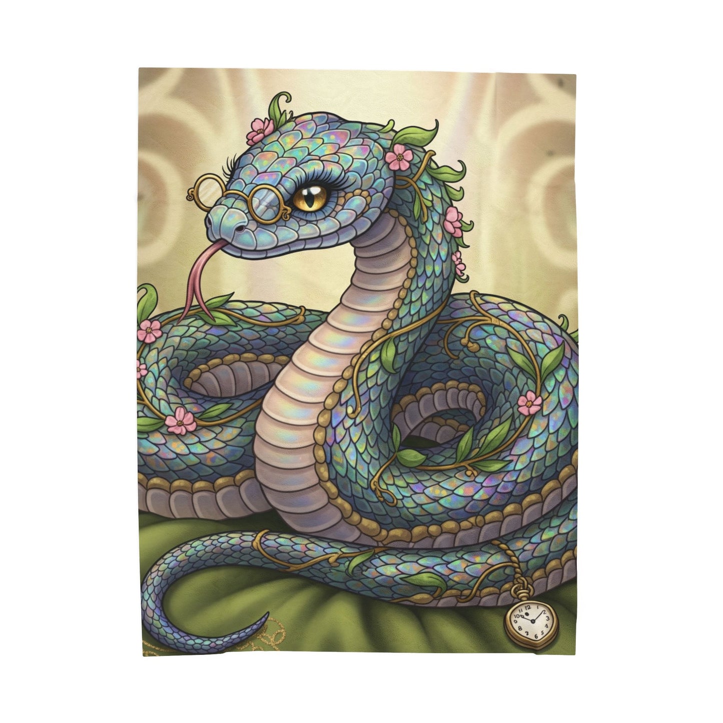Blanket Throw Fancy Snake Plush