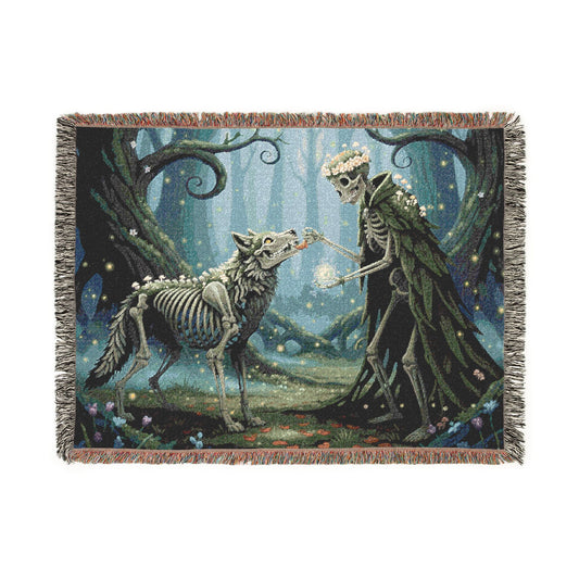 Blanket Tapestry Man's Best Friend Woven