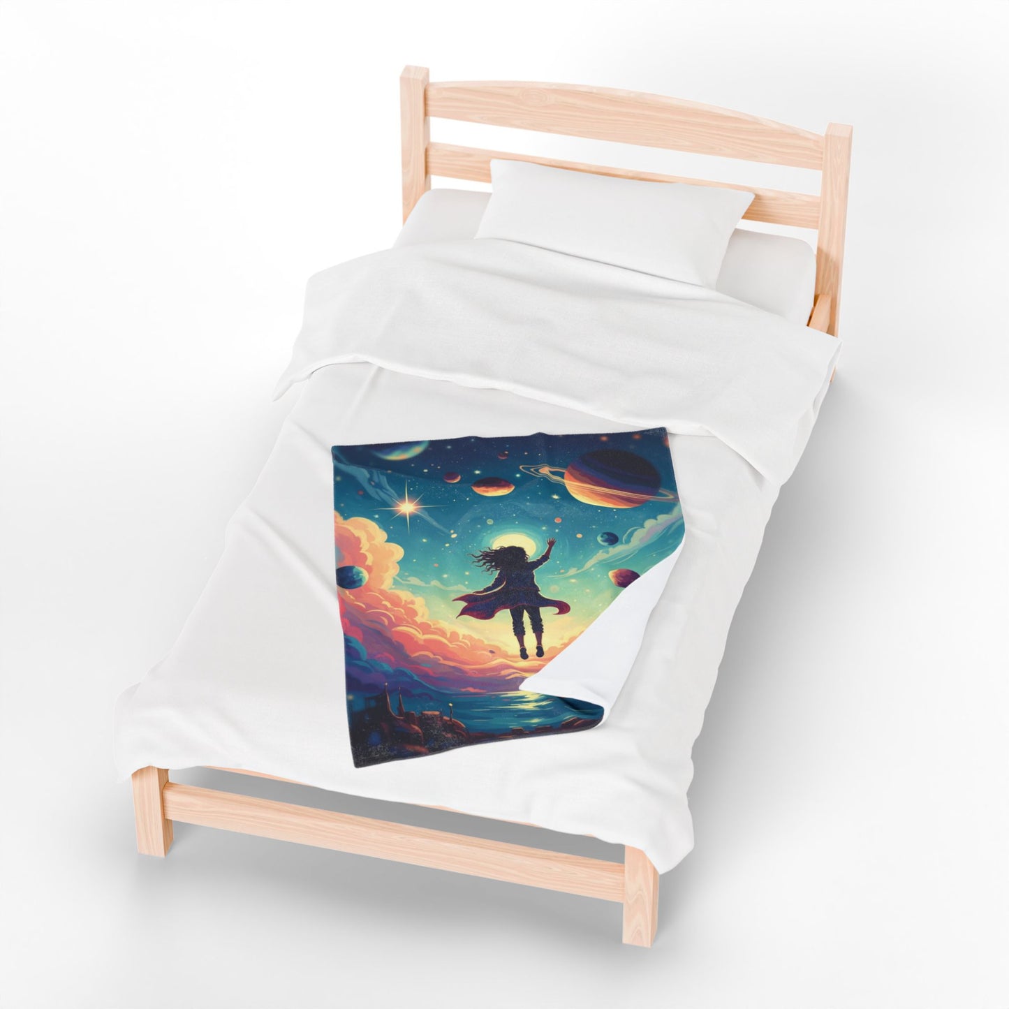 Blanket Throw Dream Planets Plush