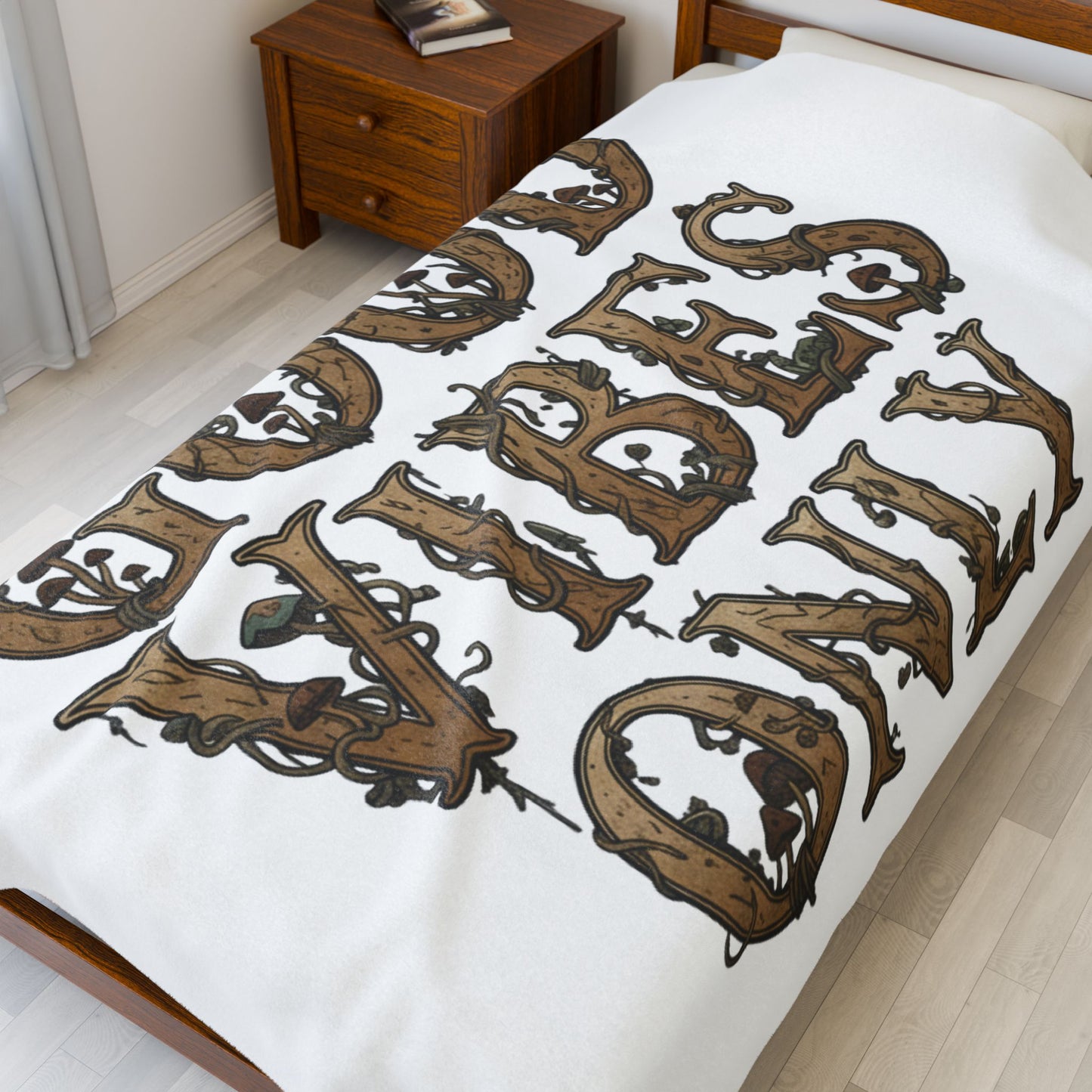 Blanket Throw Good Vibes Only Plush