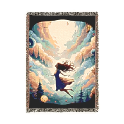 Blanket Graphic Cover  Comfort Shirt Gift for Teen Holiday Gift for Christmas Fantasy Geek Mythical Cottage core Vintage |