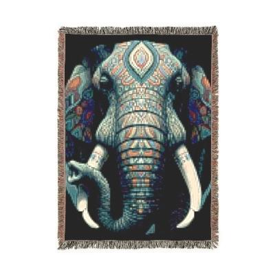 Blanket Graphic Cover ELEPHANT Comfort Shirt Gift for Teen Holiday Gift for Christmas Fantasy Geek Mythical Cottage core Vintage |