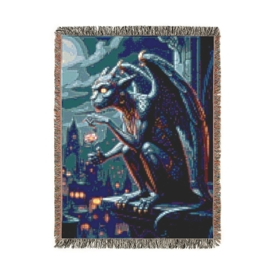 Blanket Tapestry Gargoyle Woven