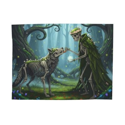 Blanket Throw Man's Best Friend Plush