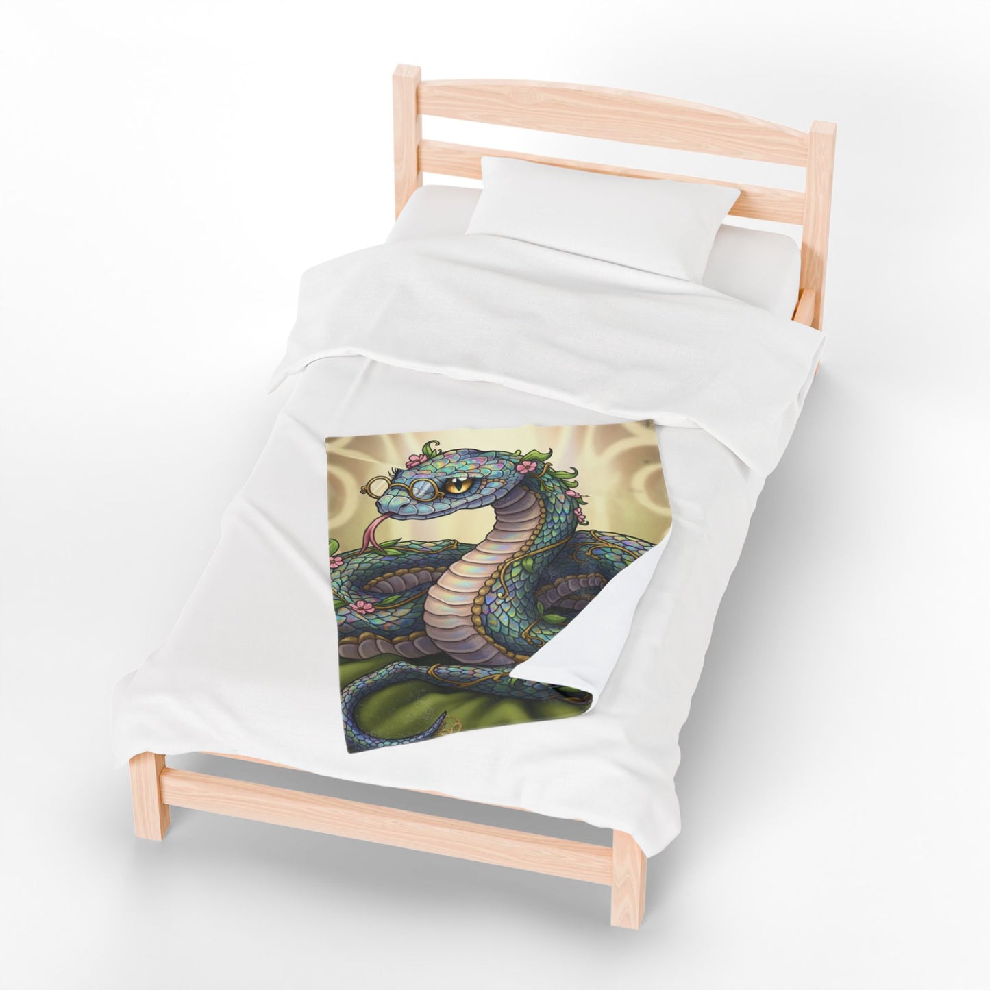 Blanket Throw Fancy Snake Plush