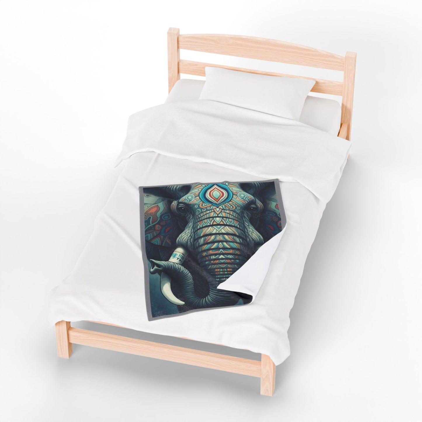 Blanket Throw Elephant Plush