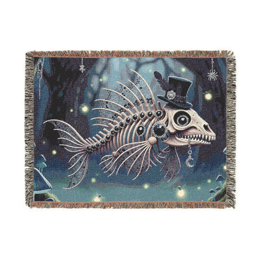 Blanket Tapestry Gentlemen Fishbone Woven