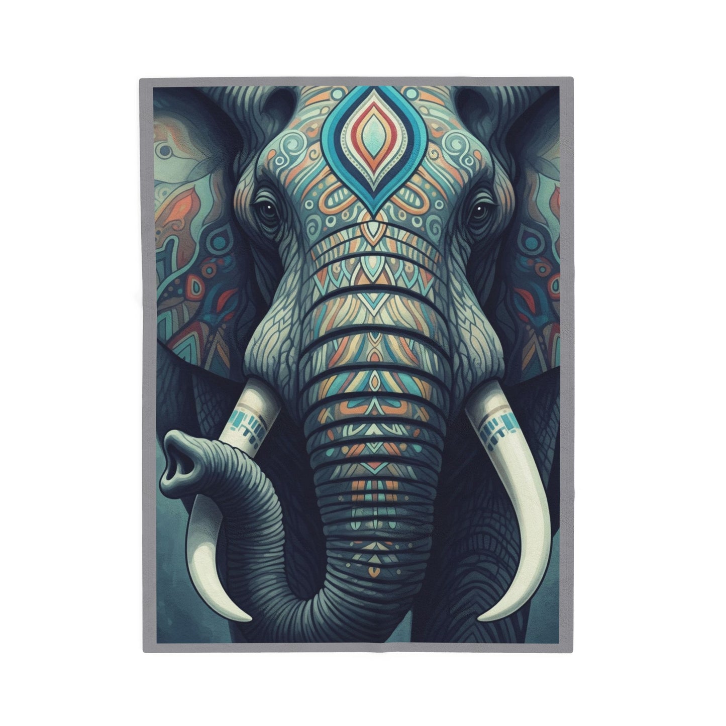 Blanket Throw Elephant Plush