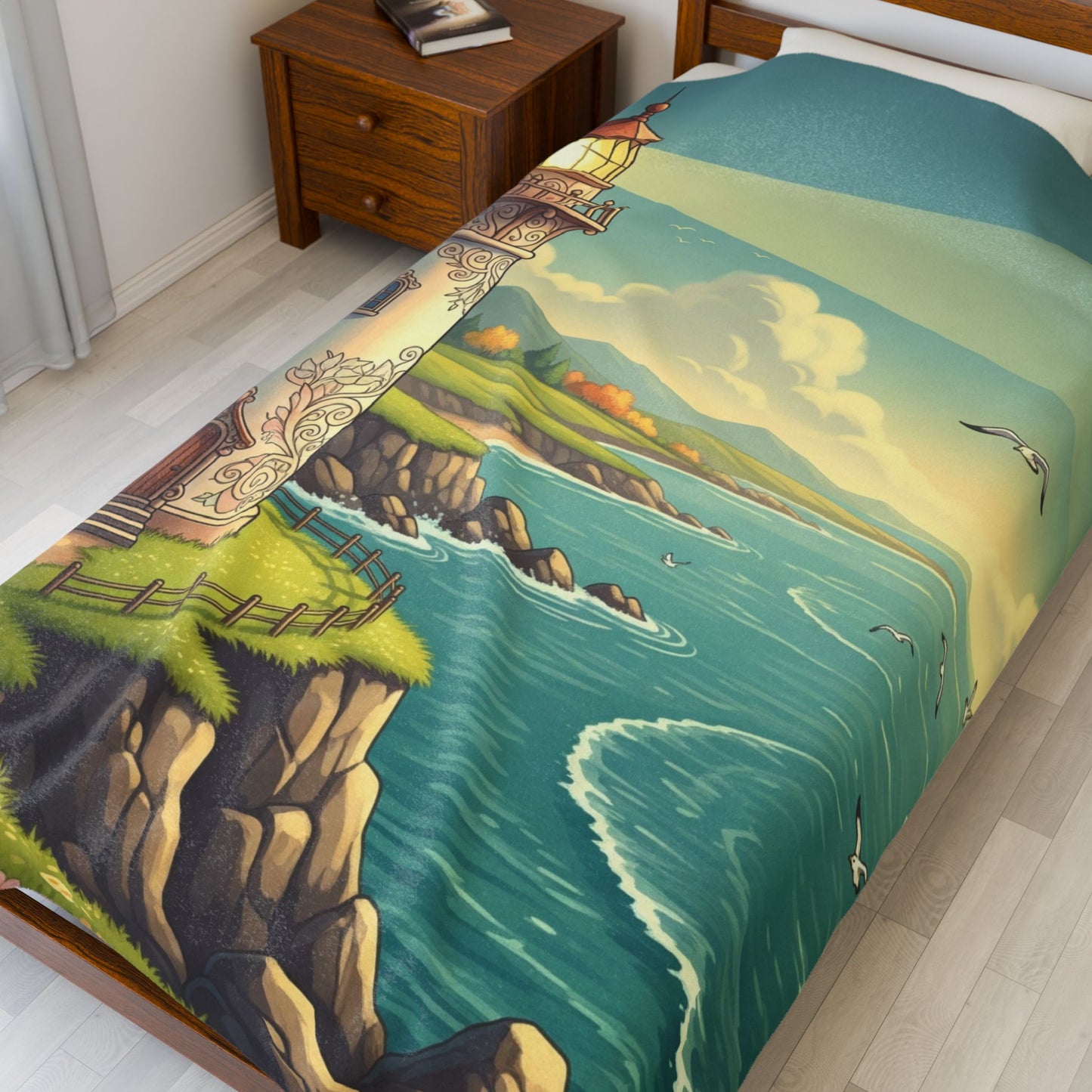 Blanket Throw Lighthouse 1 Plush