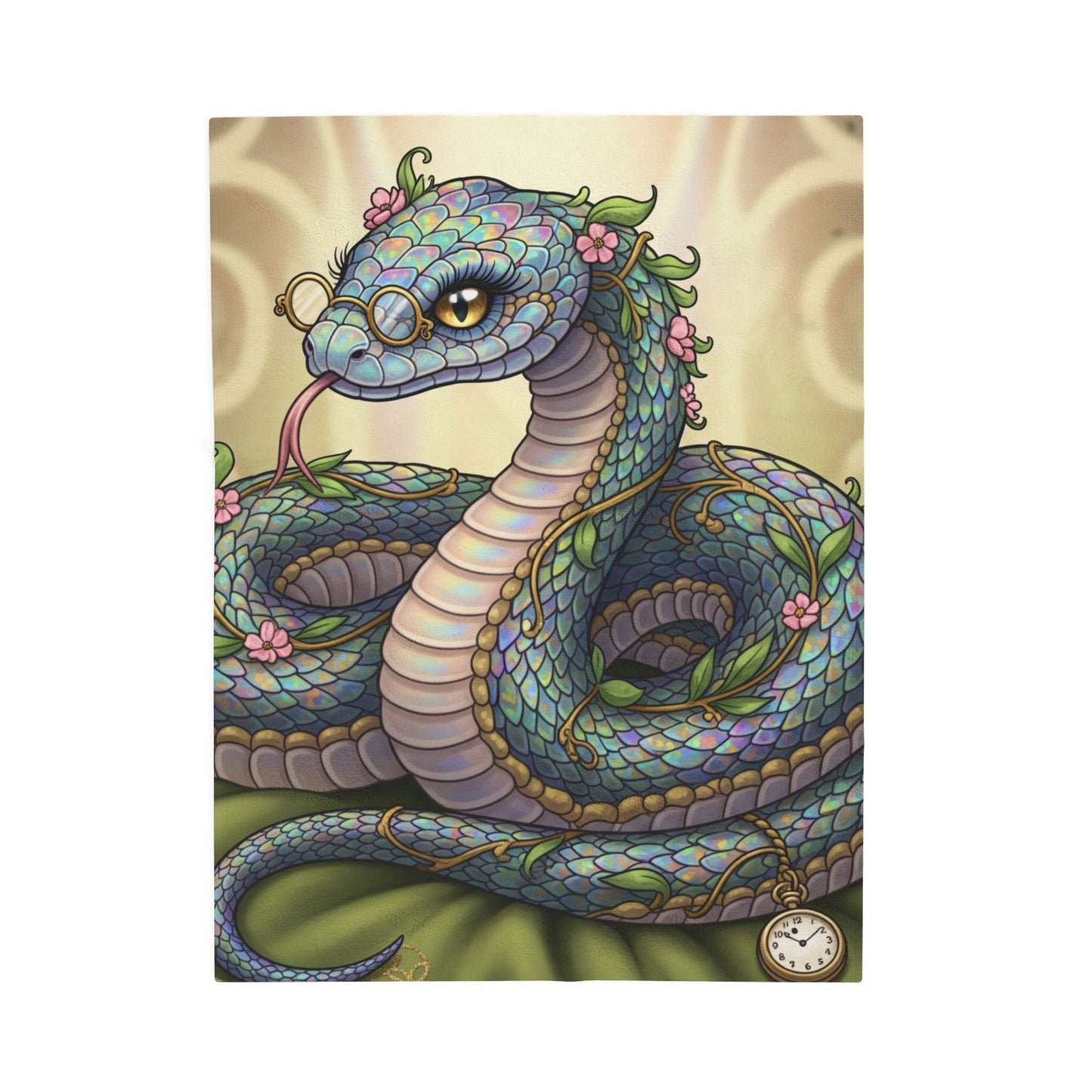 Blanket Throw Fancy Snake Plush