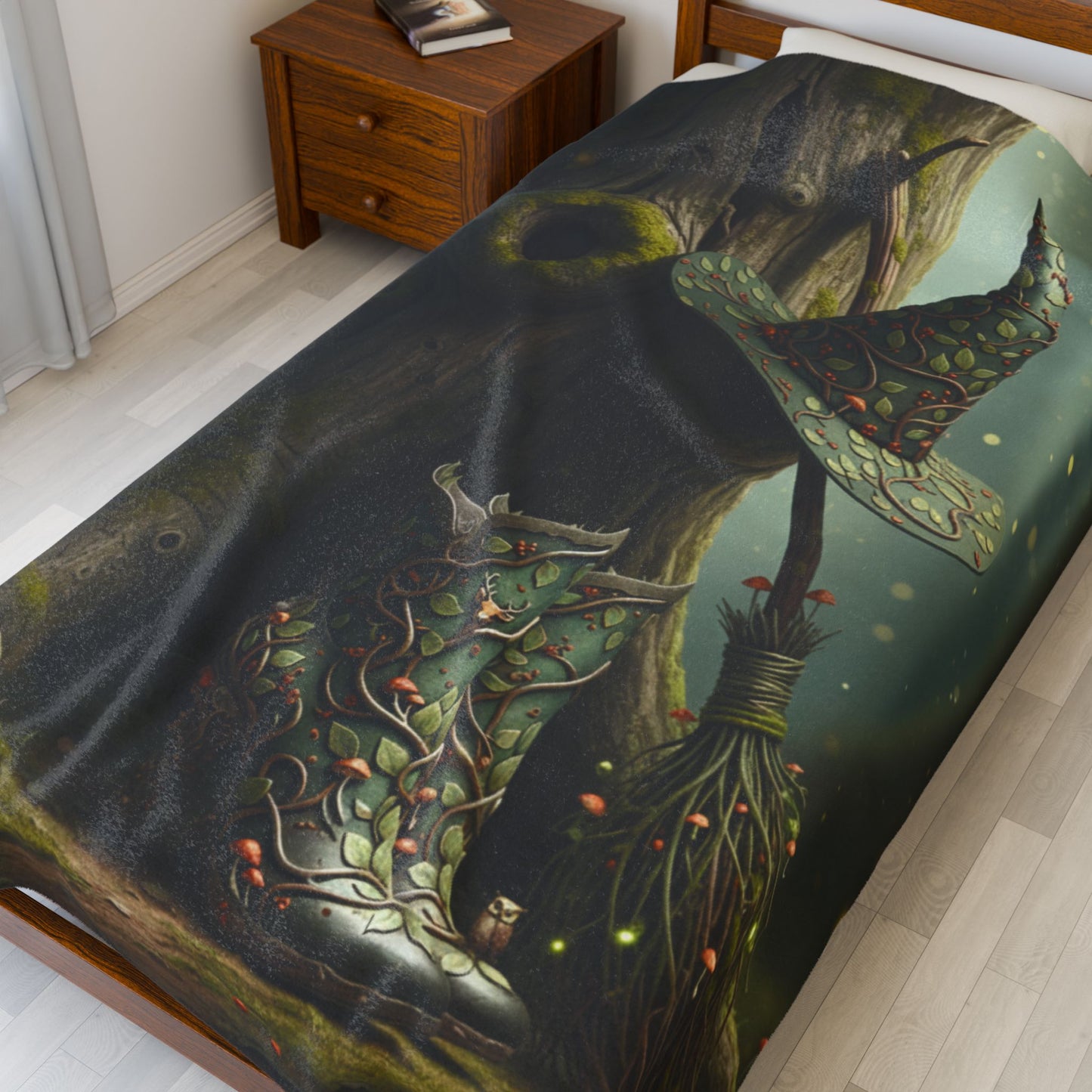 Blanket Throw Witch's Tree Plush