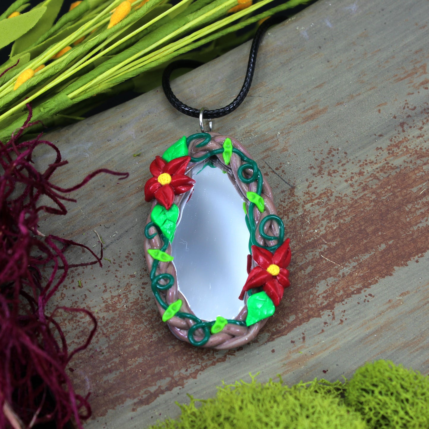 Garden Mirror Necklace