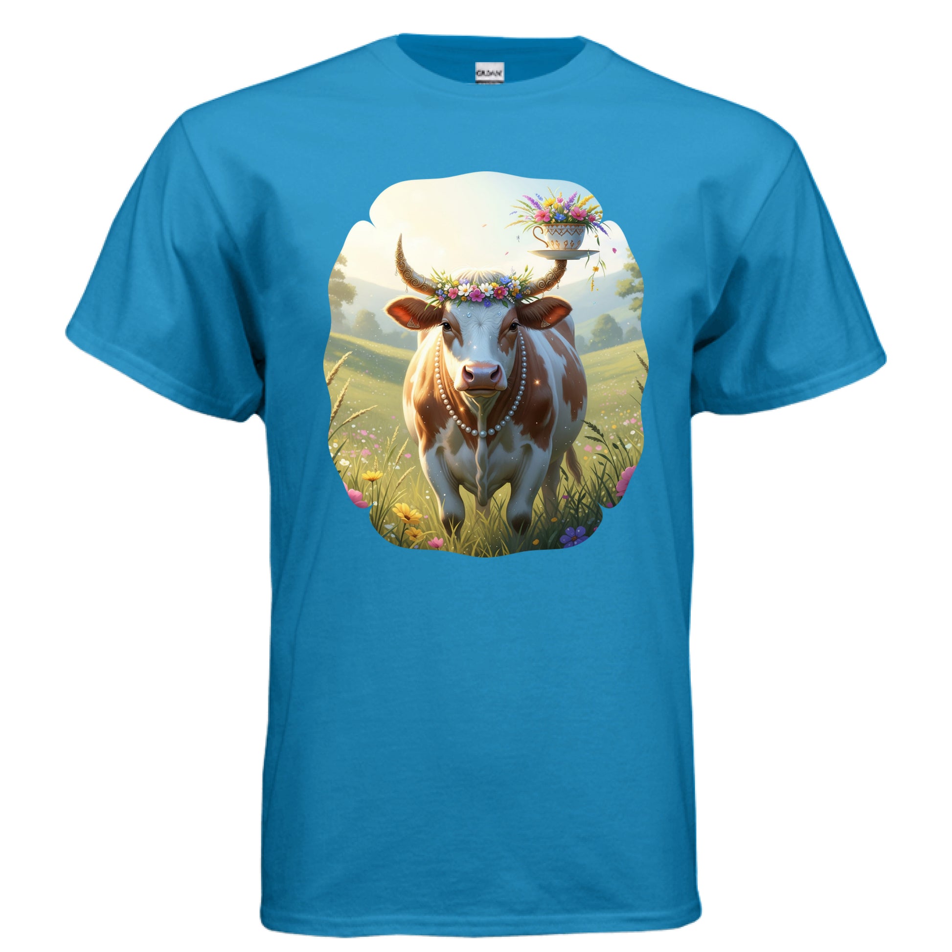 Graphic Tee T Shirt Cow - Shop Door 34