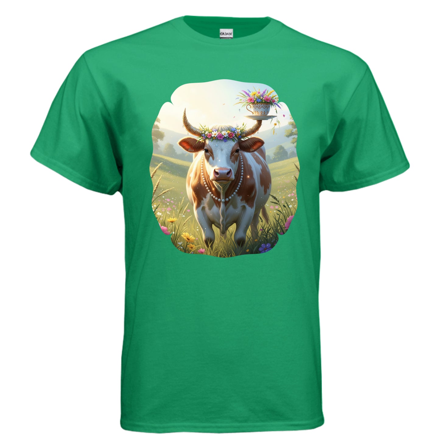Graphic Tee T Shirt Cow - Shop Door 34