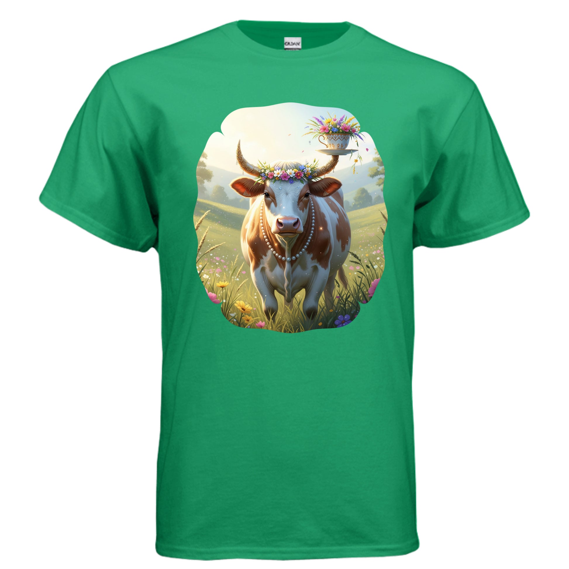 Graphic Tee T Shirt Cow - Shop Door 34