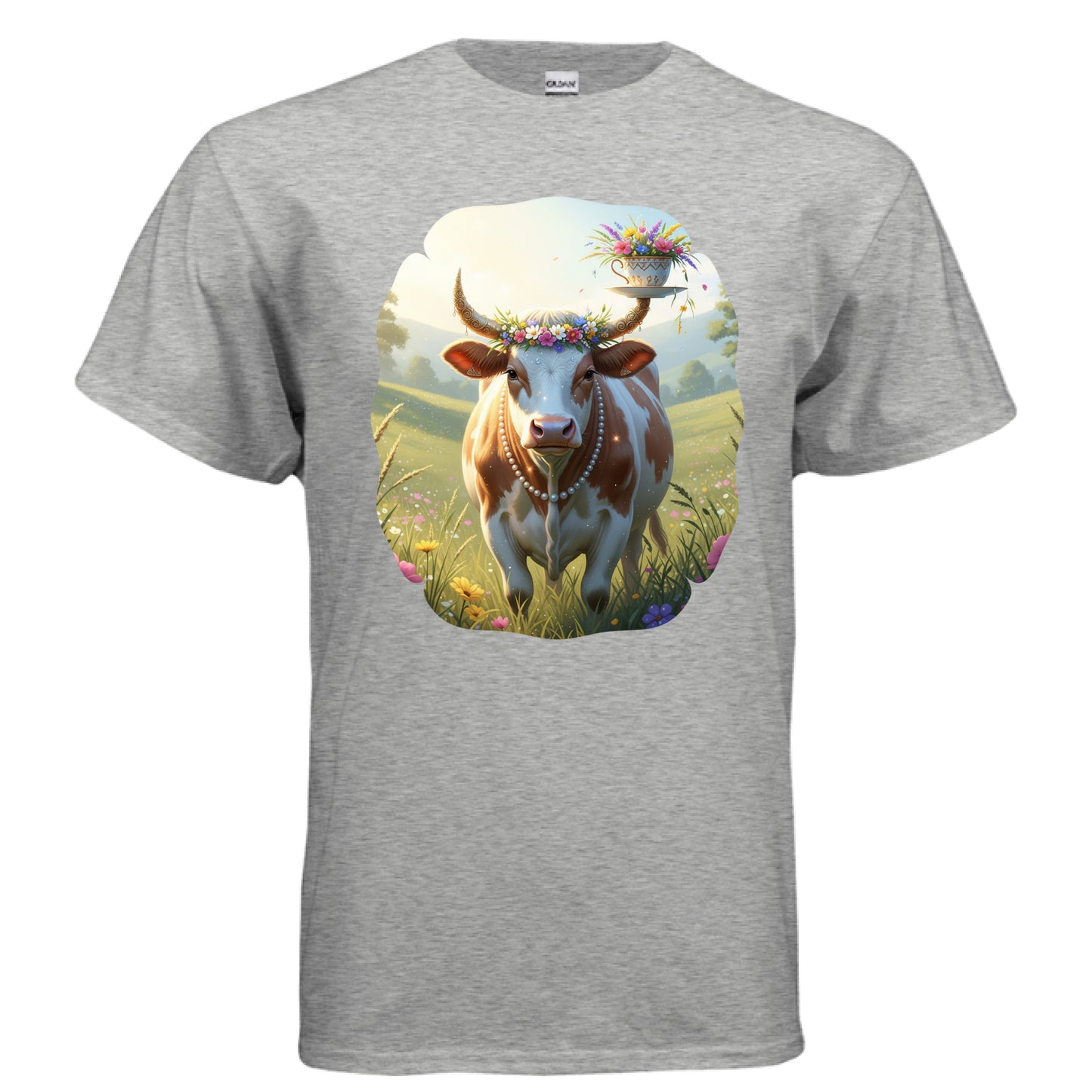 Graphic Tee T Shirt Cow - Shop Door 34