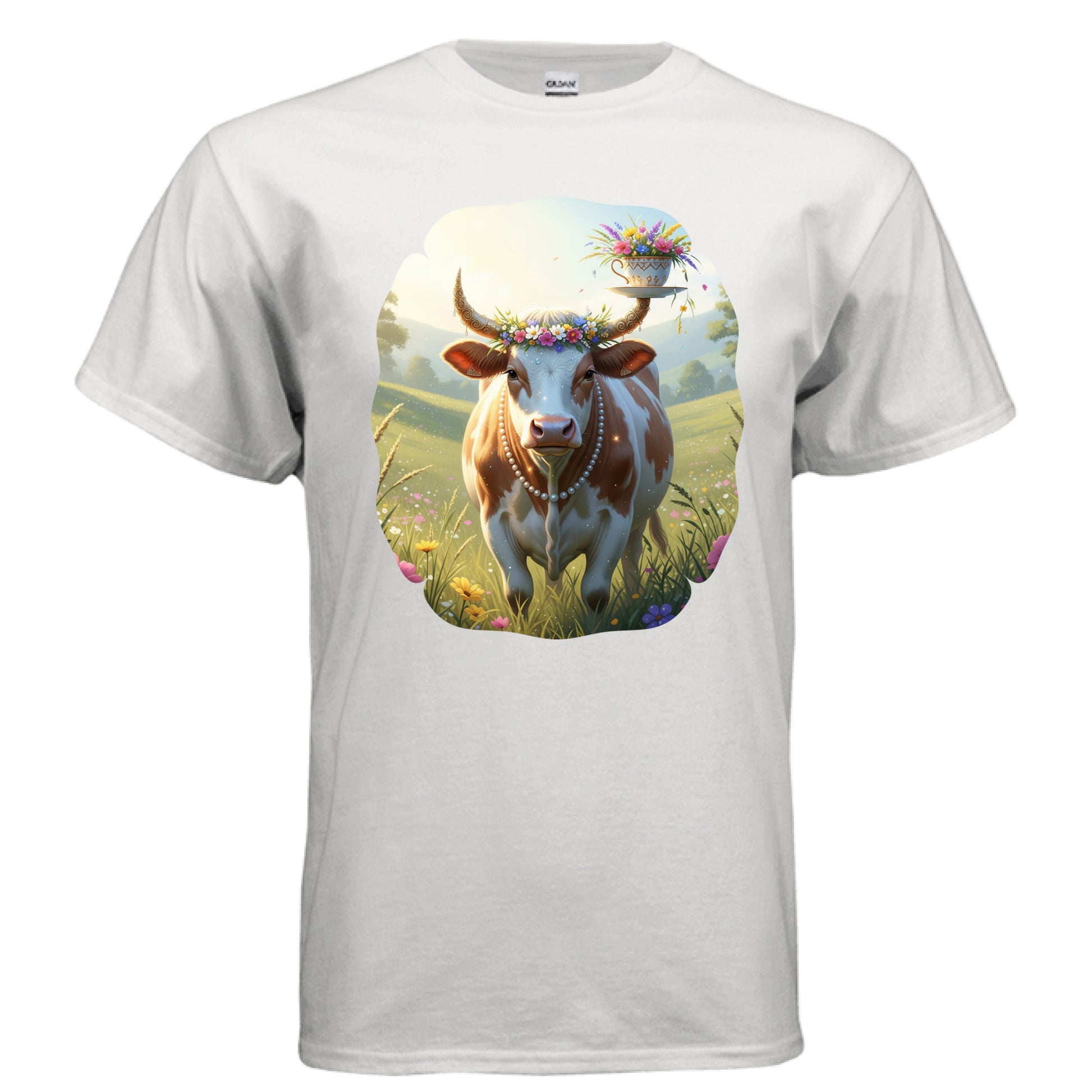 Graphic Tee T Shirt Cow - Shop Door 34