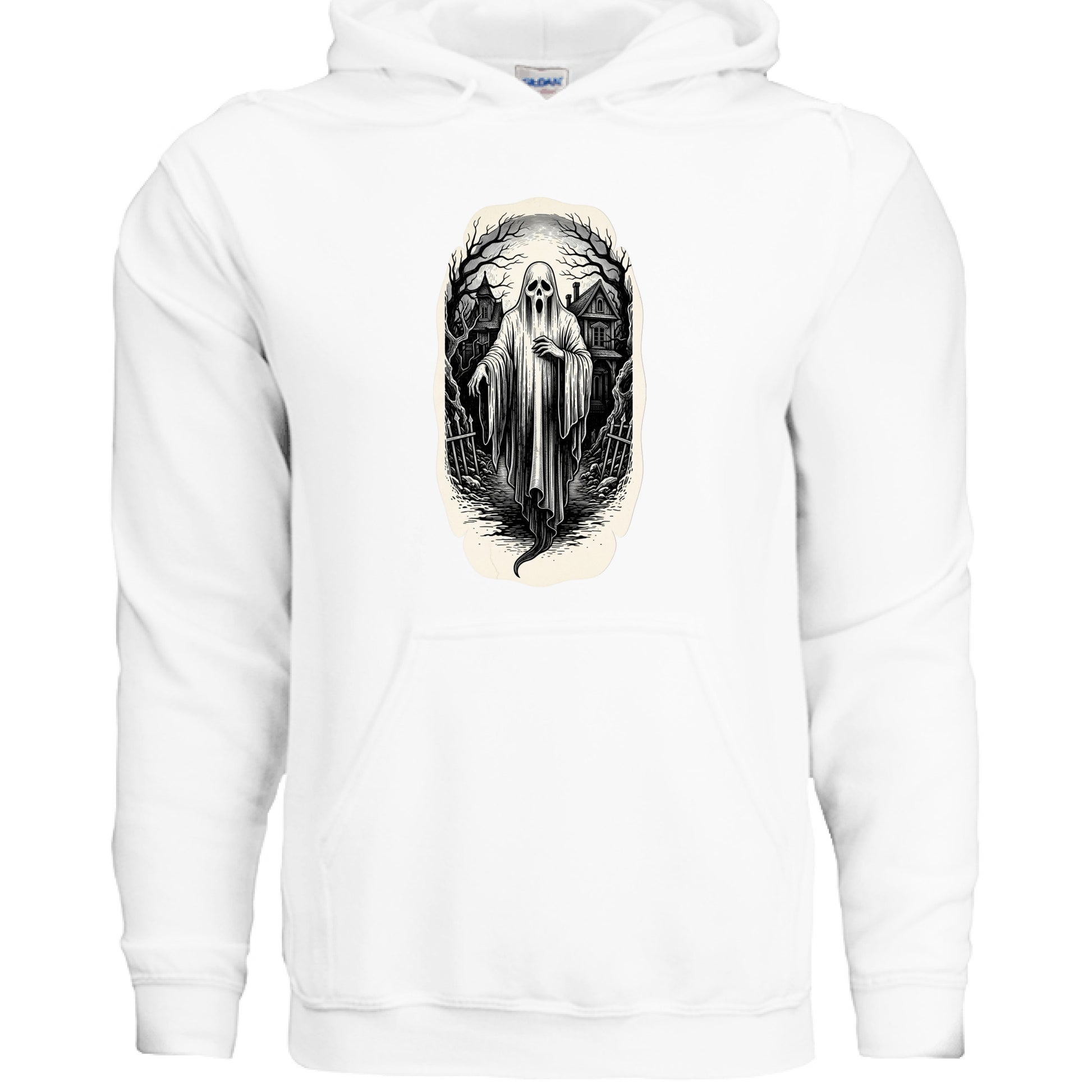 Graphic Hoodie Halloween Ghost - Shop Door 34