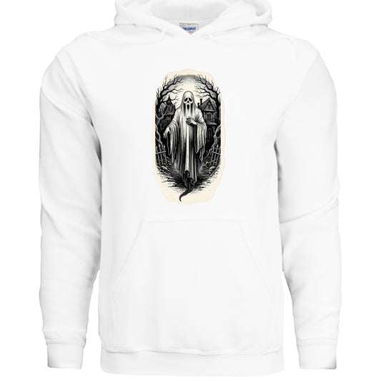 Graphic Hoodie Halloween Ghost - Shop Door 34