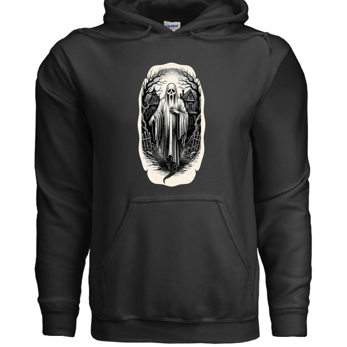 Graphic Hoodie Halloween Ghost - Shop Door 34