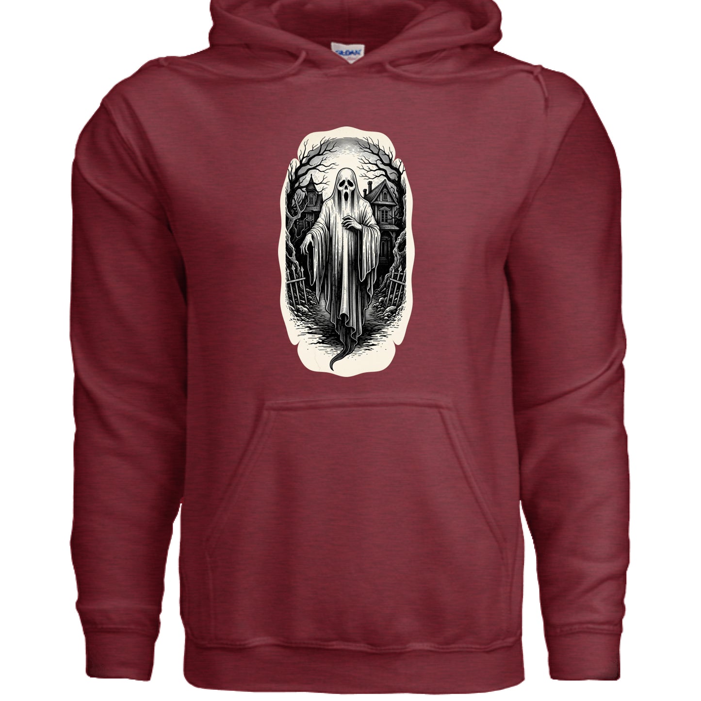 Graphic Hoodie Halloween Ghost - Shop Door 34