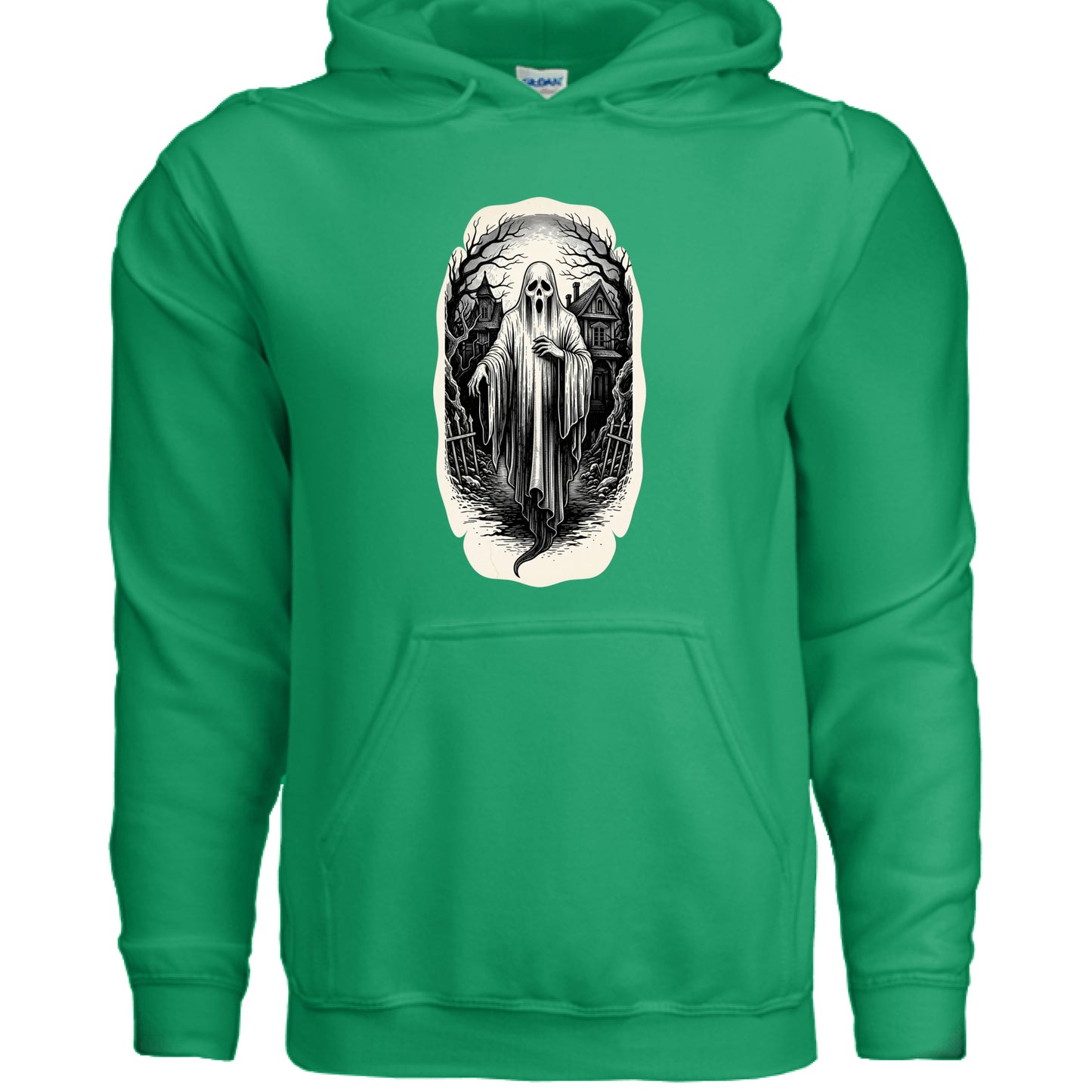 Graphic Hoodie Halloween Ghost - Shop Door 34