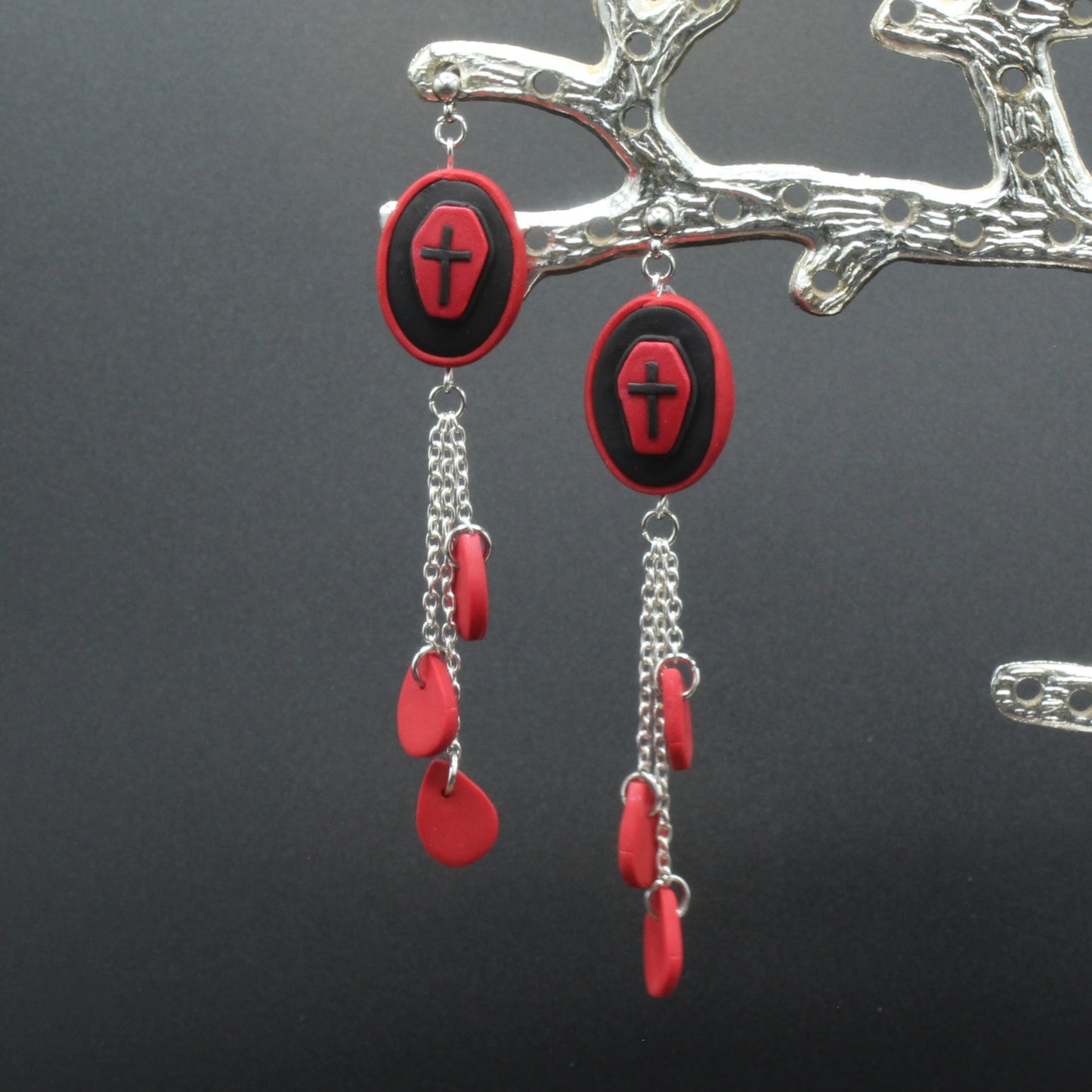 Blood Drop Earrings